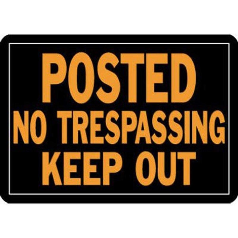 Hy-Ko Aluminum Signs, 14â€ x 9.5â€, Durable Long-Lasting Contrasting Metal Signs for Outdoor Use for Businesses, Property, Clear & Easy to Read Informational Display